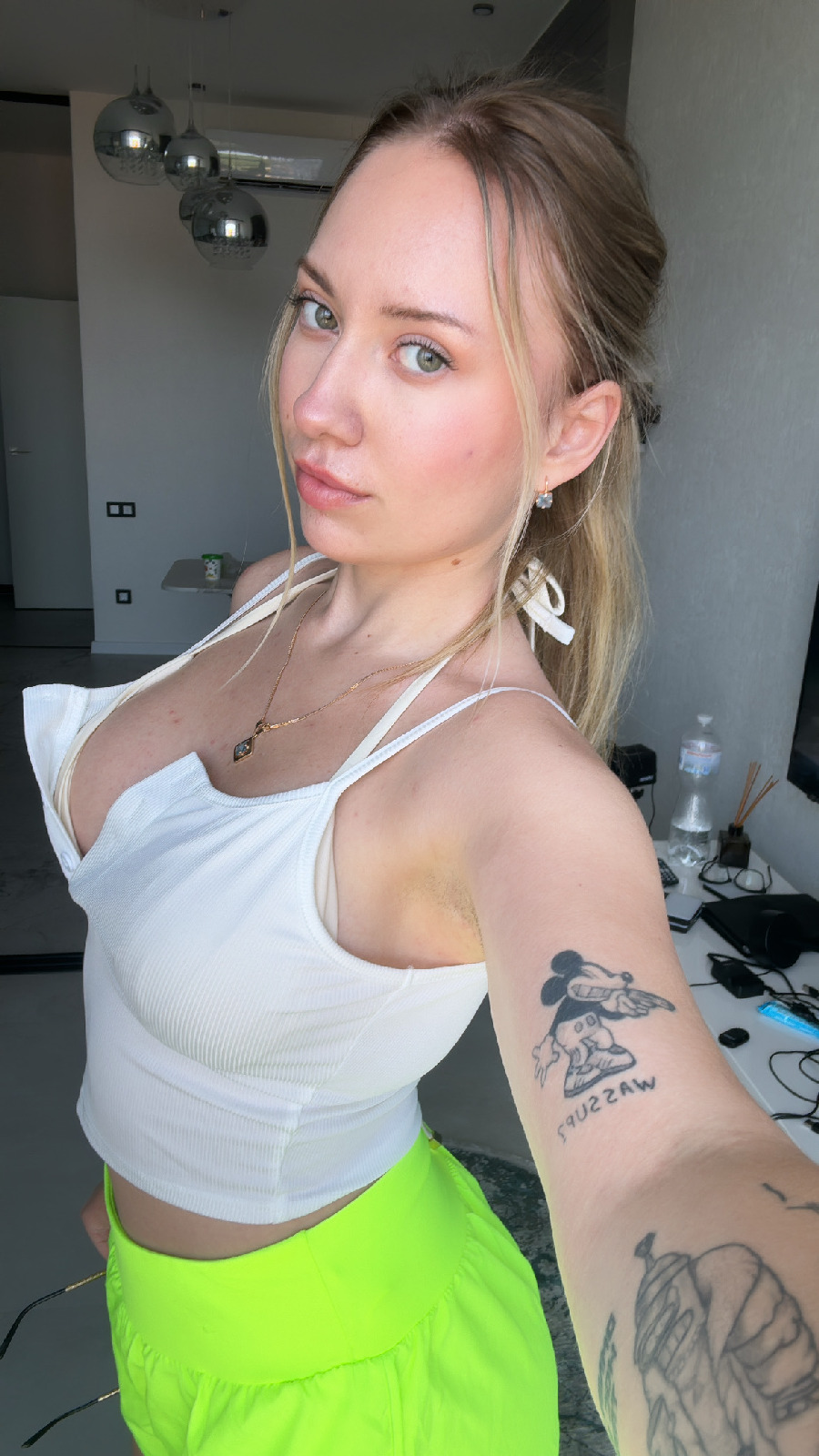 KateV in her underwear in Bandung