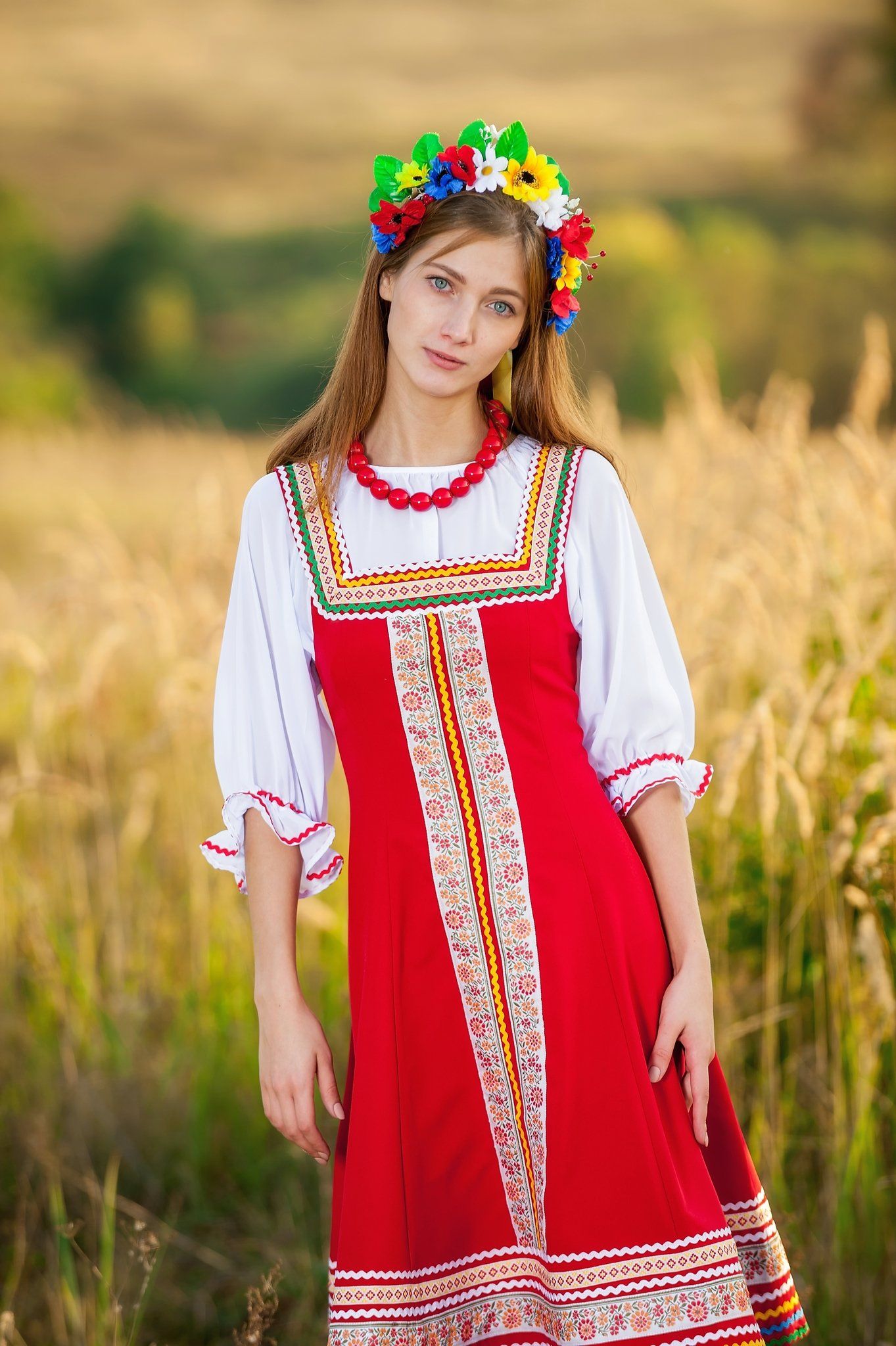 Women in Slavic costumes in Bandung — step in, relax, and chat live